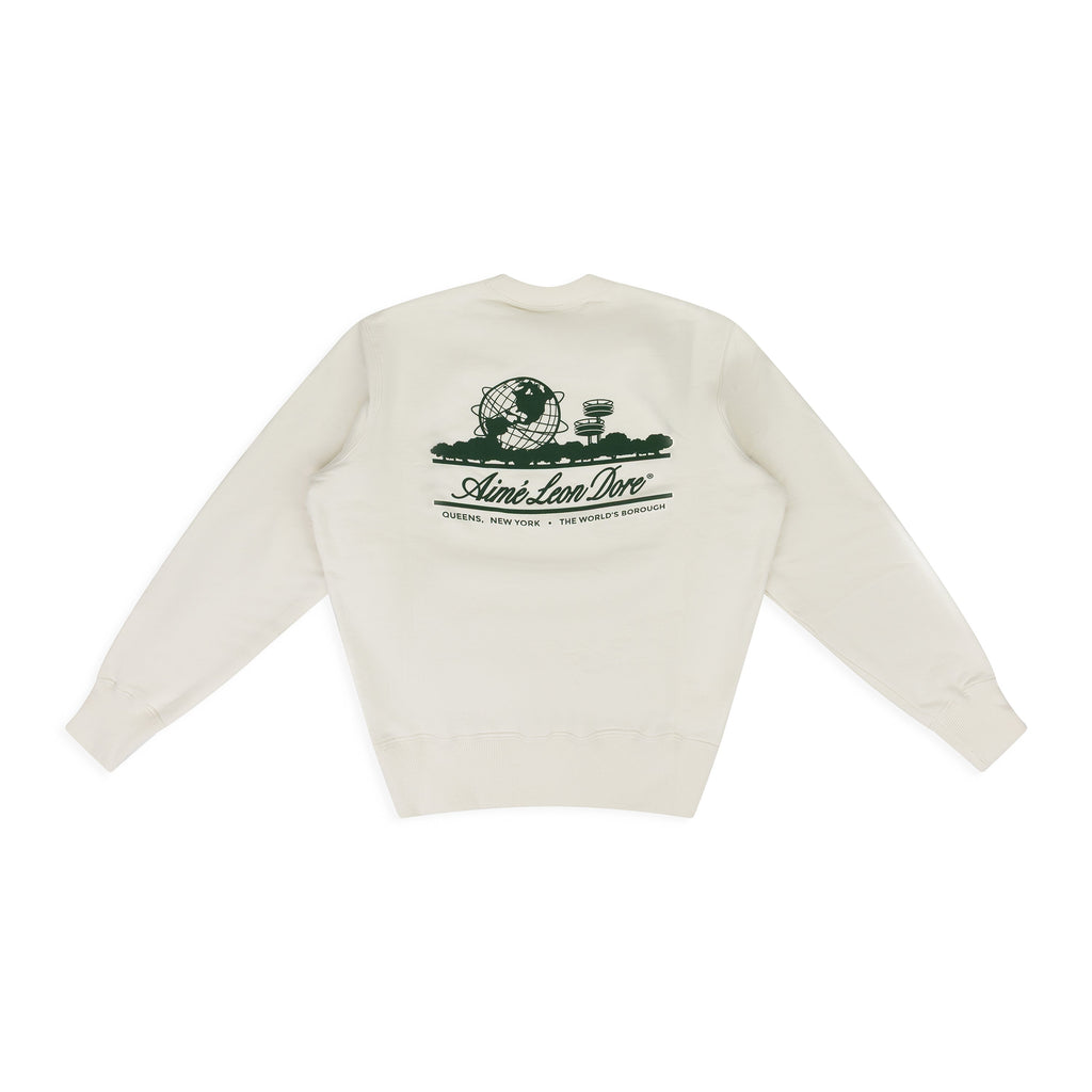 White Unisphere Crewneck Sweatshirt