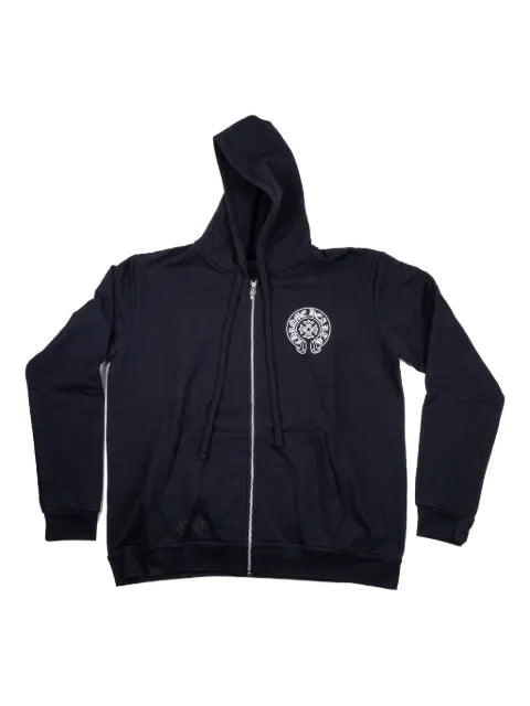 Chrome Hearts zip-up graphic hoodie