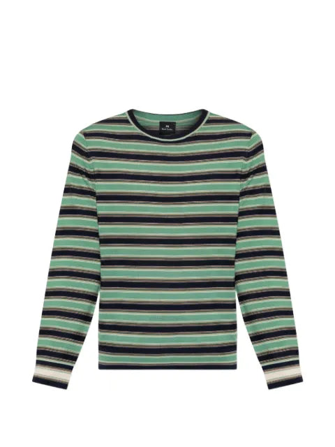 PS Paul Smith striped-pattern wool sweater