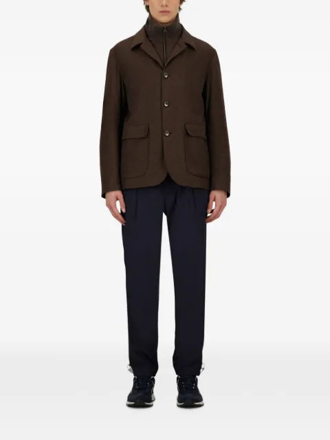 Herno padded single-breasted blazer