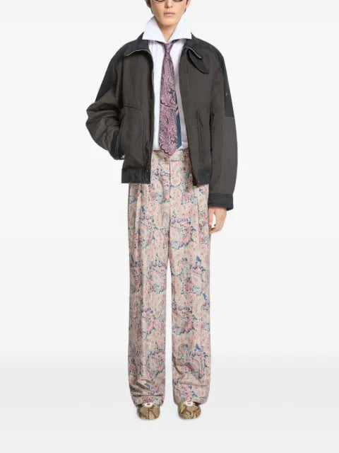 DRIES VAN NOTEN overdyed cotton jacket