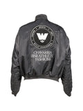 adidas x Willy Chavarria logo-patch bomber jacket