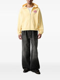 Willy Chavarria logo-print zip-up hoodie