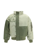 Alpha Industries colour-block camouflage-print bomber jacket