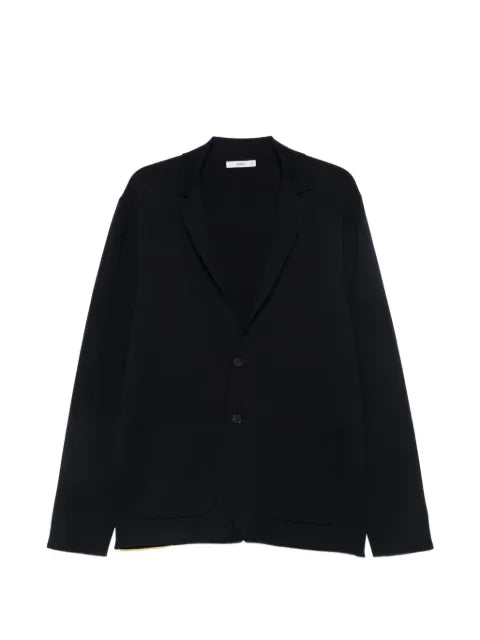 FENDI logo-strap blazer