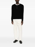 Roberto Collina ribbed-knit henley sweater