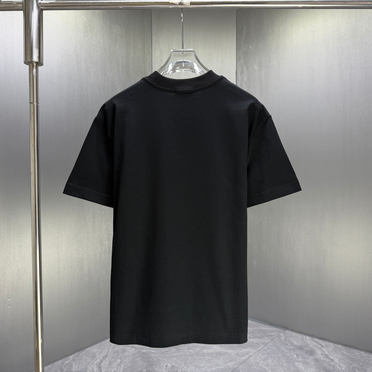 Moncler Script Logo T-Shirt Black