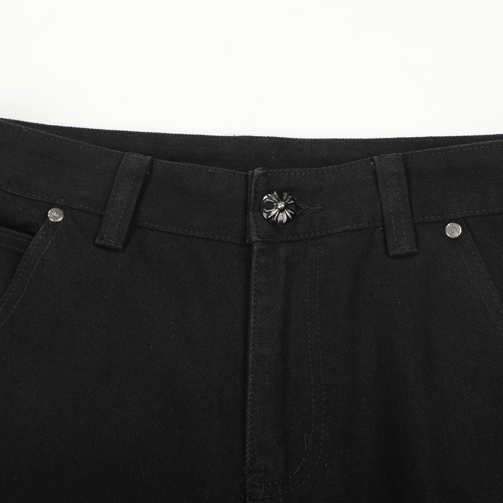Chrome Hearts American street art cross with straight shaft Pants W10