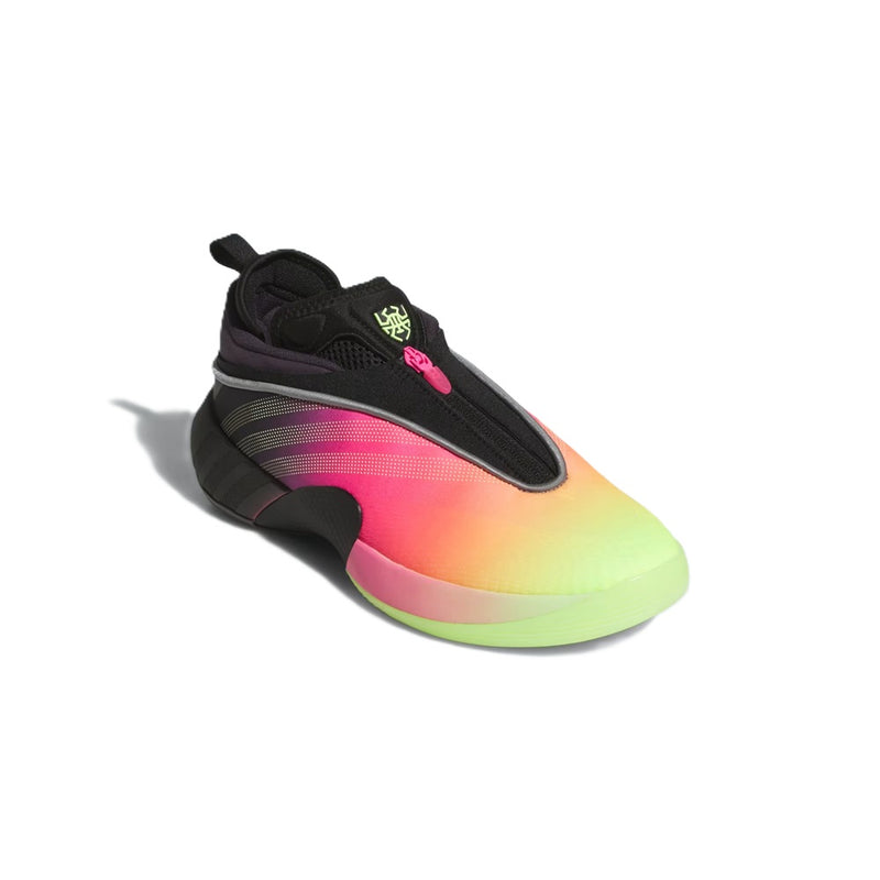 Men's Adidas D.O.N. Issue 7 Aurora Black/Lucid Pink/HiRes Yellow (JR7697)
