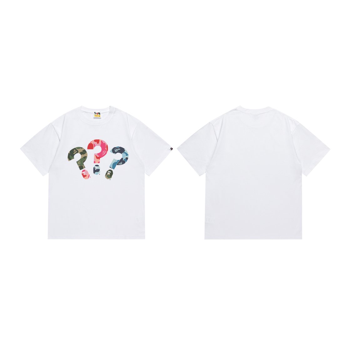 BAPE Question Mark Graphic Short-Sleeve T-Shirt