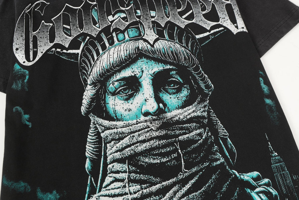 Godspeed Statue of Liberty Graphic T-Shirt
