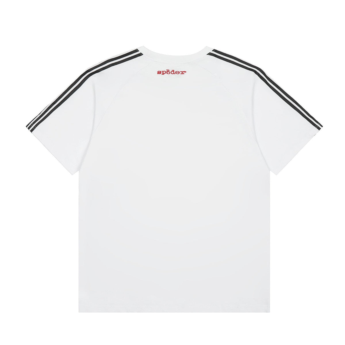 Sp5der Striped Raglan Graphic T-Shirt