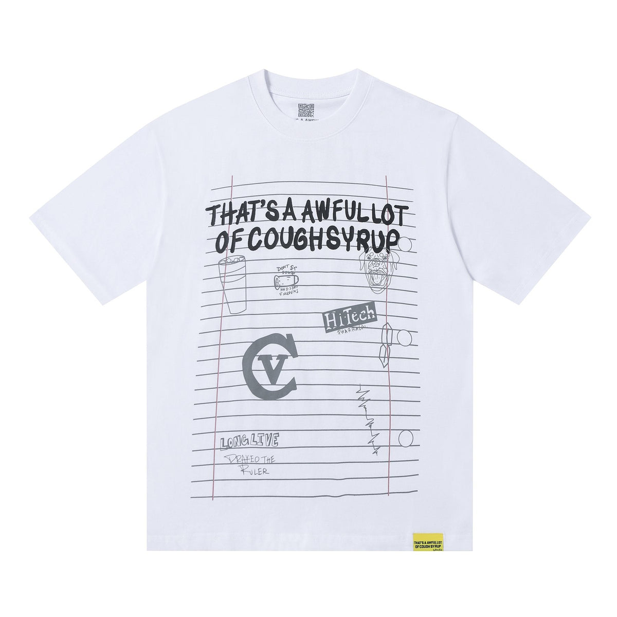 THAT'S A AWFUL LOT OF COUGH SYRUP Front & Back Graphic T-Shirt