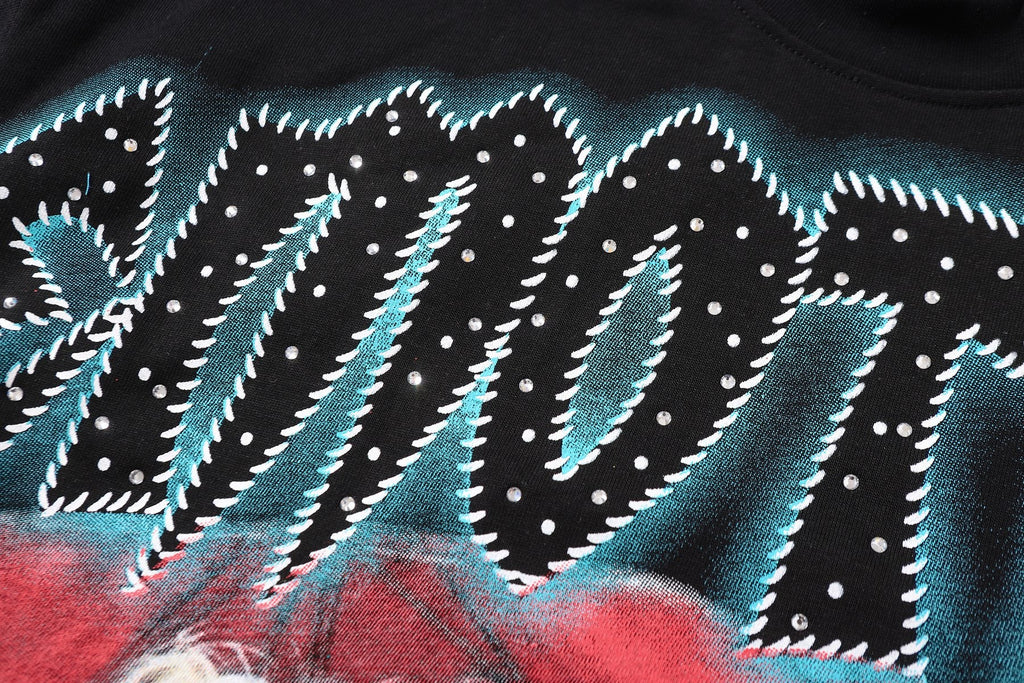 MIXED EMOTION Angel Graphic Short-Sleeve T-Shirt