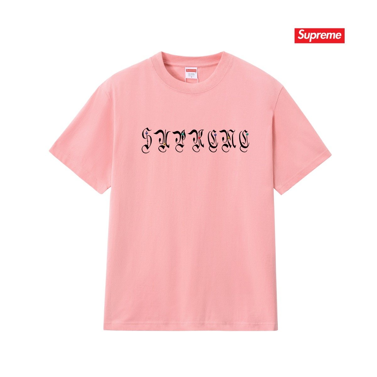 Supreme Gothic Wordmark Short-Sleeve T-Shirt