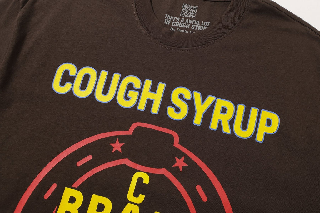 THAT'S A AWFUL LOT OF COUGH SYRUP Bull Lightning Graphic T-Shirt