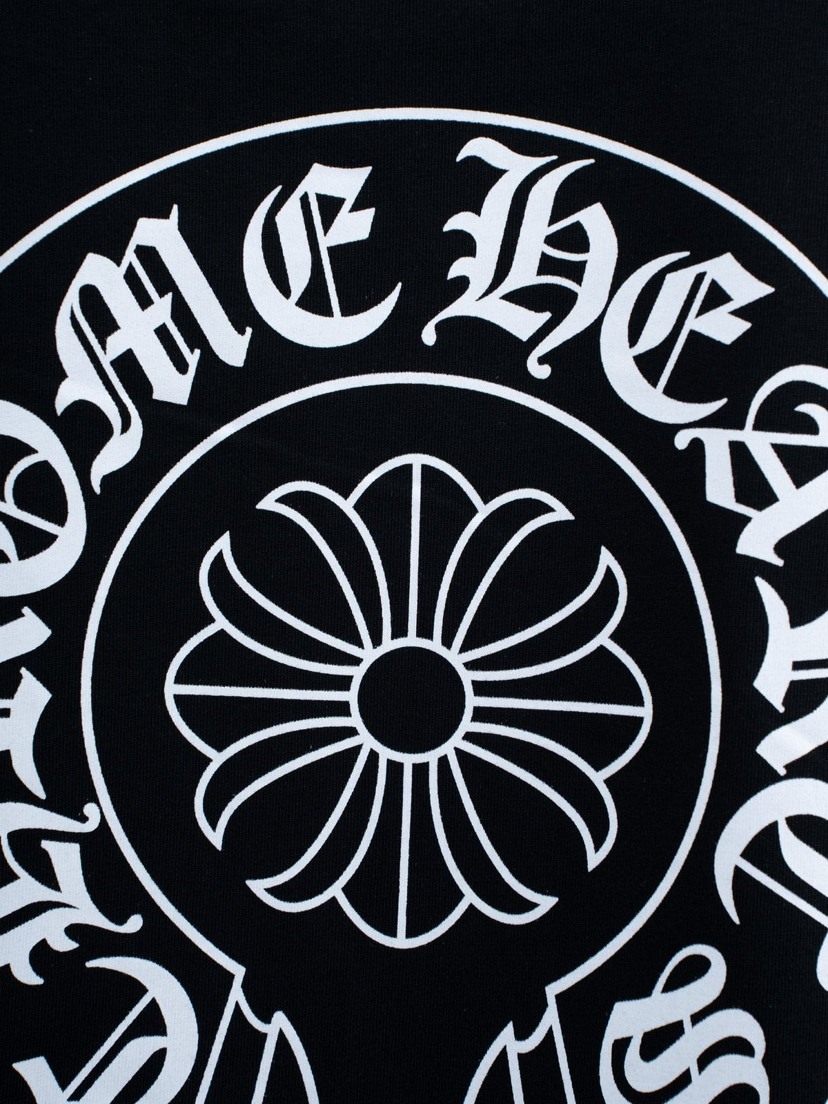 Chrome Hearts Horseshoe Floral Graphic T-Shirt