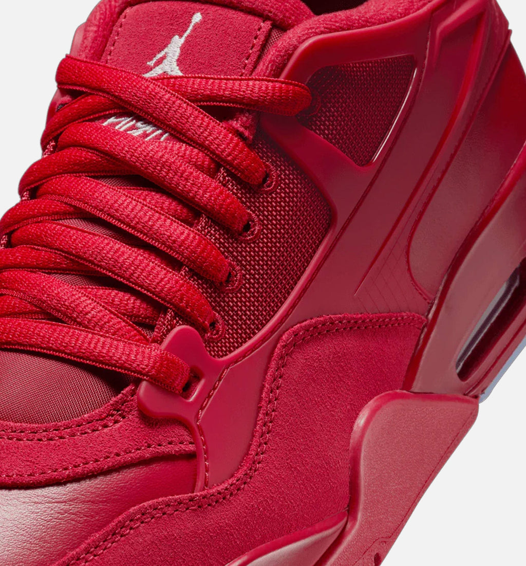 Air Jordan 4 RM Men's Sneakers - Varsity Red Blue Tint Black White