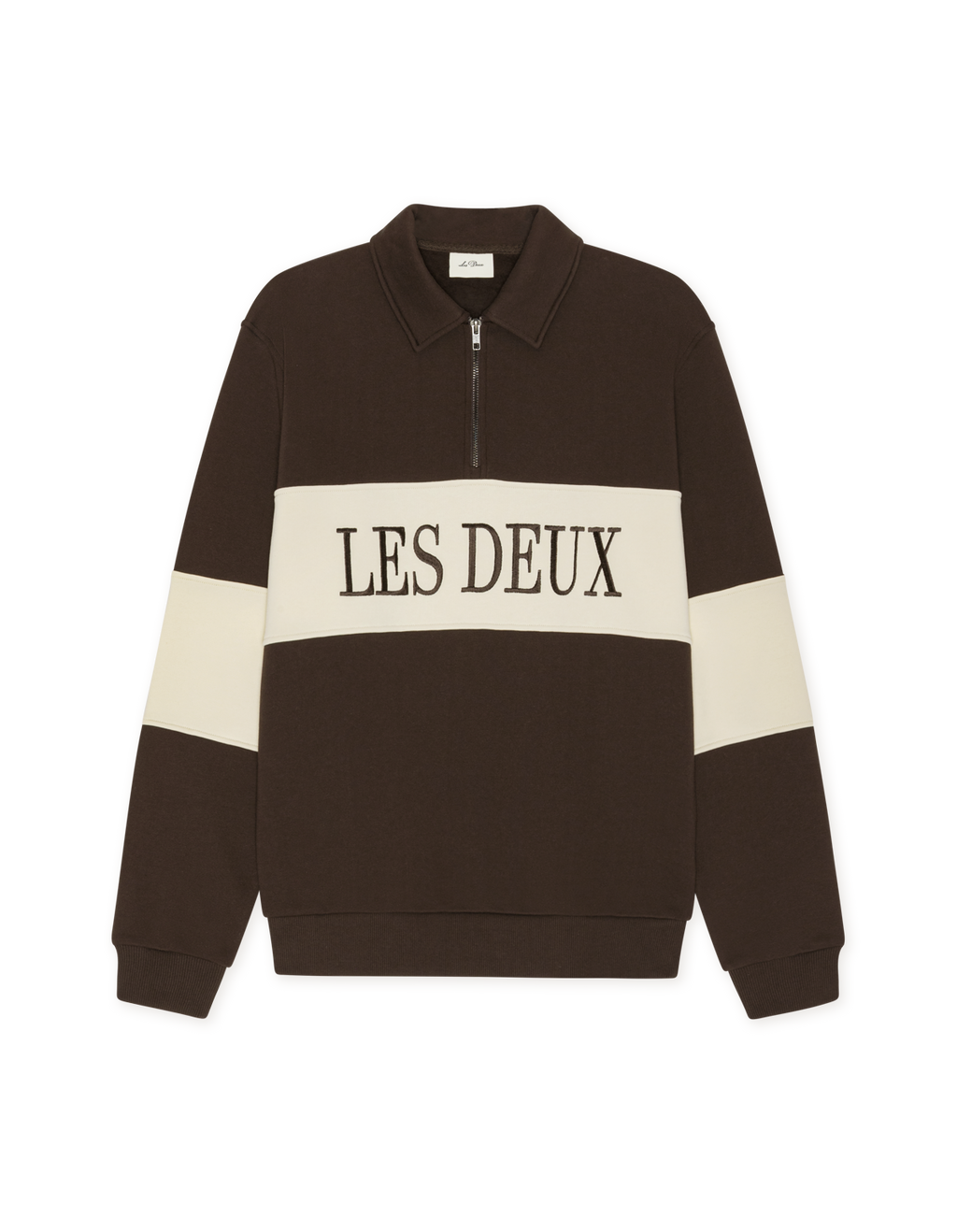 Les Deux Zipper Rugby Sweatshirt